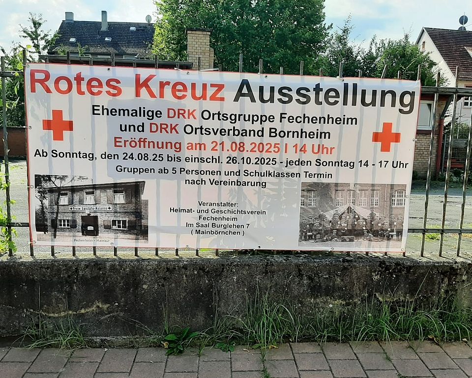 Plakat Historische Ausstellung OV Bornheim-Nordend-2025